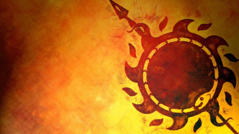 Flame Symbol with Arrow