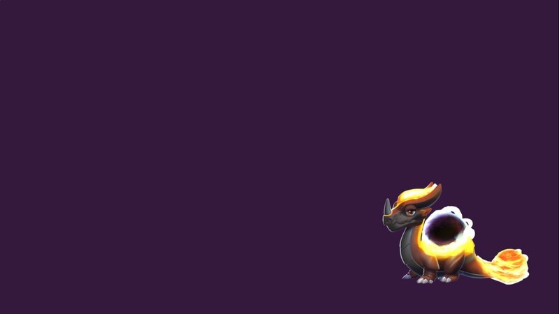 Flame-themed Dragon