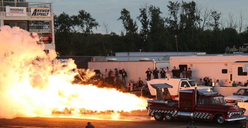Flame-throwing Truck