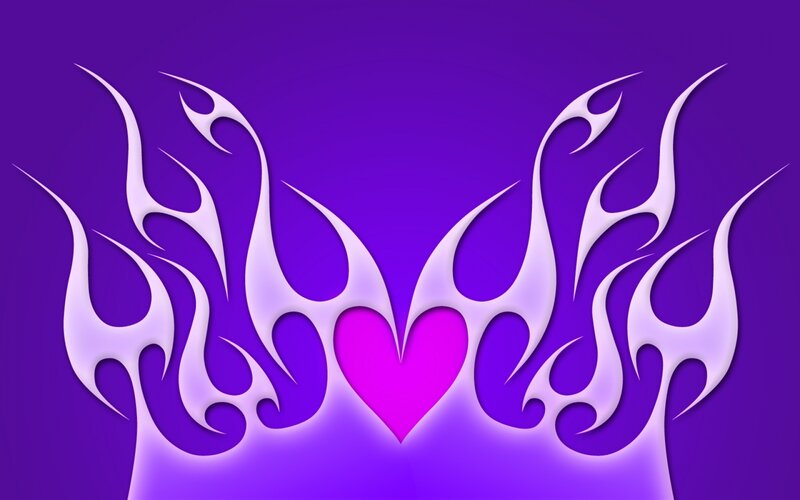 Flame Wings with Heart