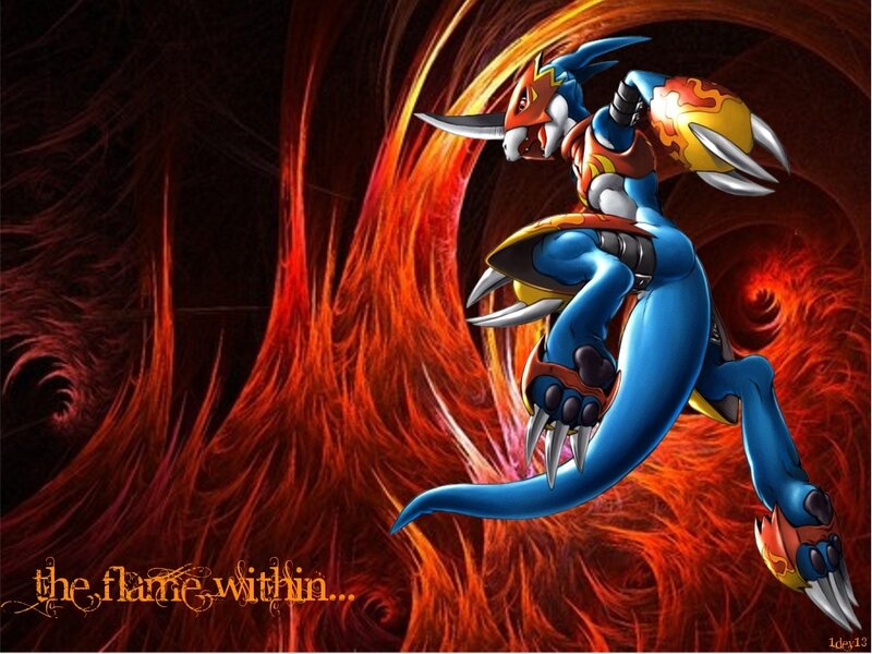 Flame within Digimon
