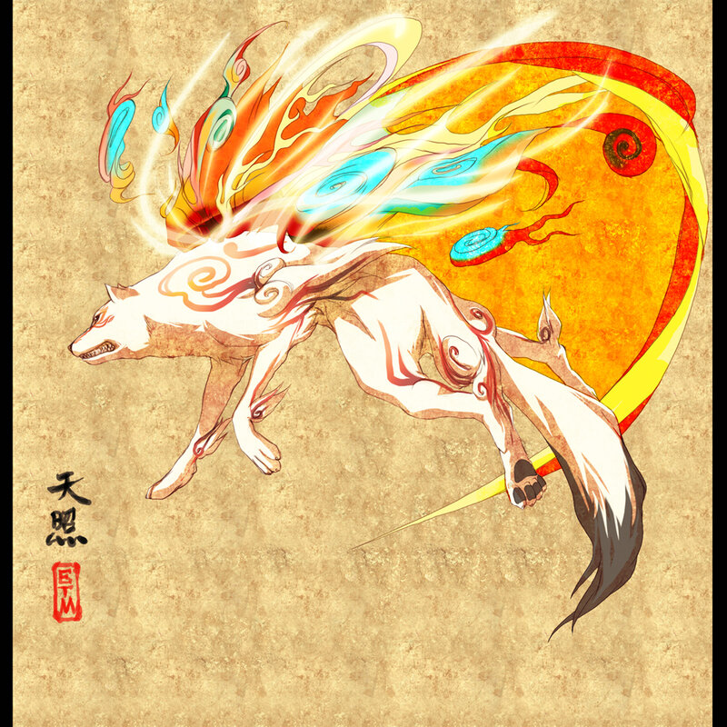 flame wolf creature