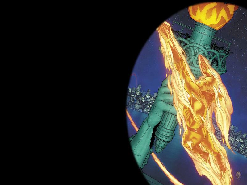 Flame-wrapped Figure