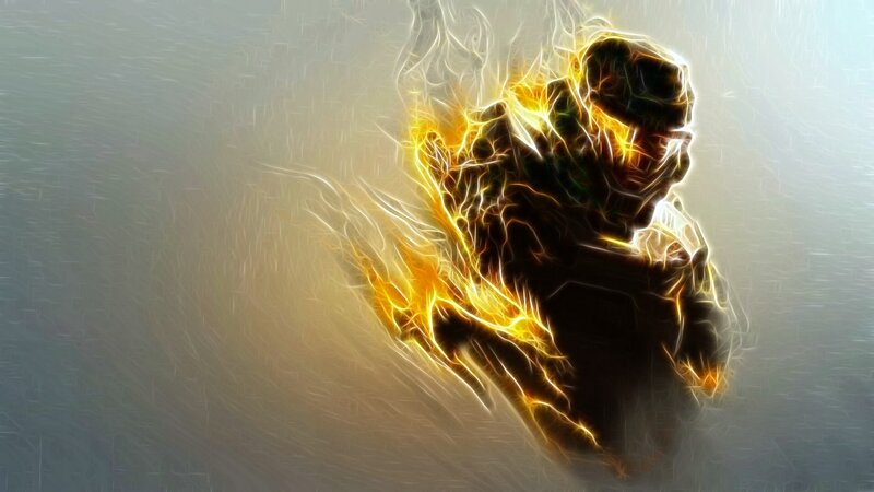 Flame-wrapped Figure — Yellow