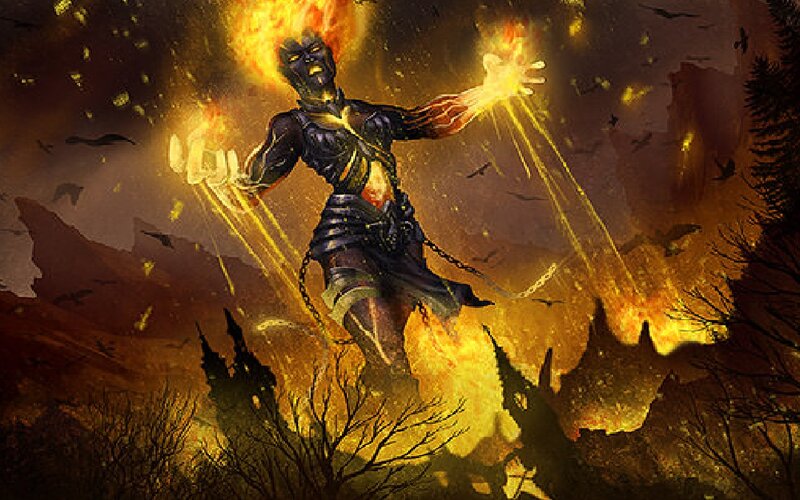 Flame-wreathed Figure