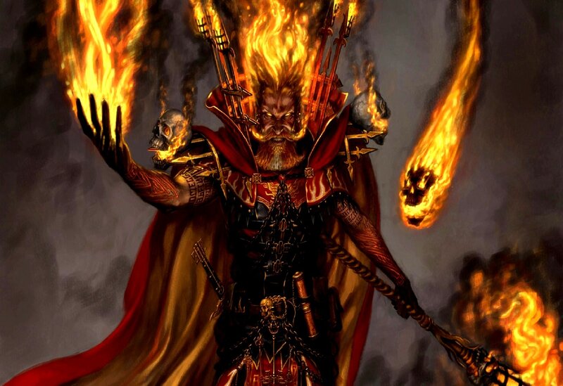 Flame-wreathed Warlock
