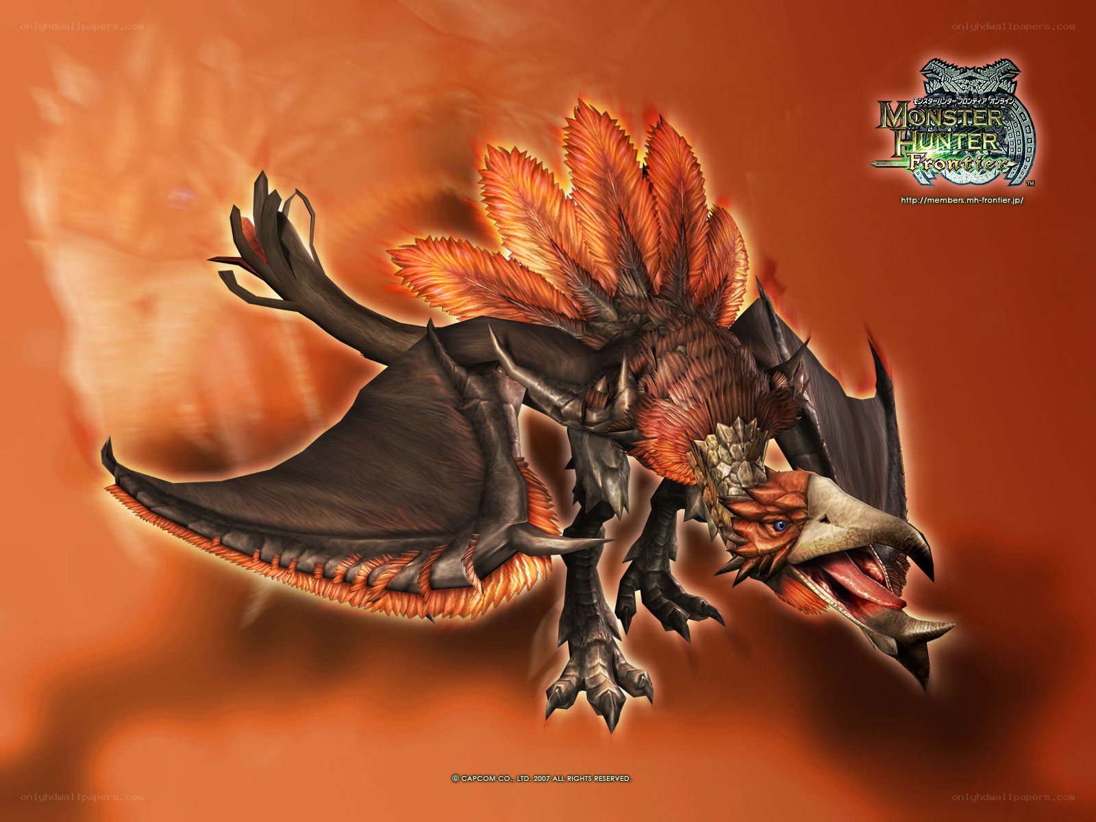 Flame Wyvern in Monster Hunter