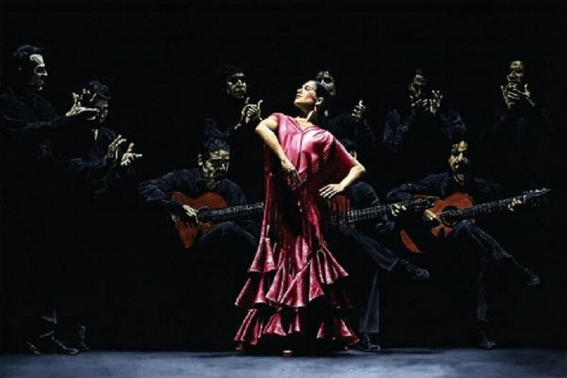 Flamenco Dancer on Stage