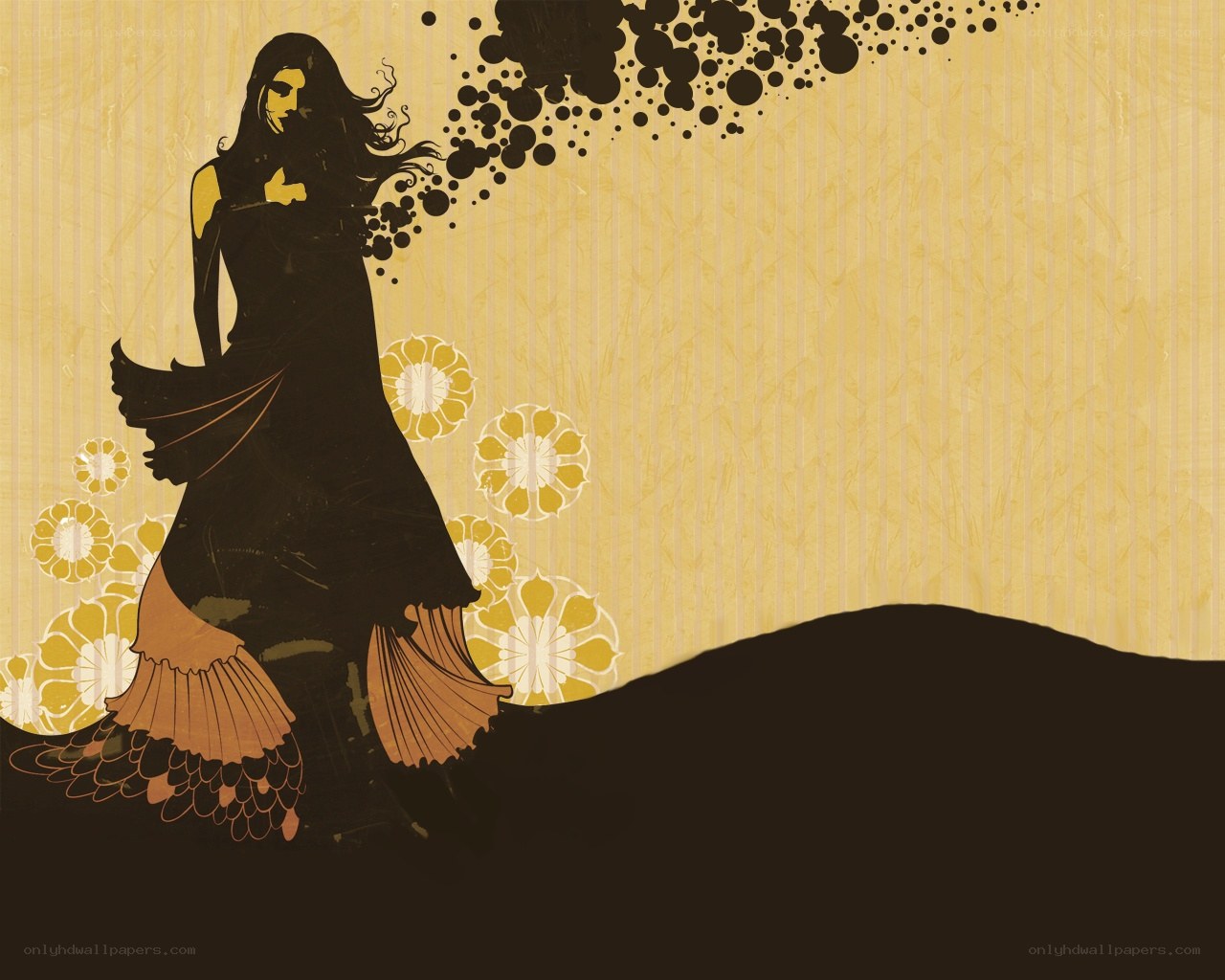flamenco dancer silhouette
