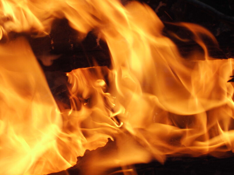 Flames Burning in Fire