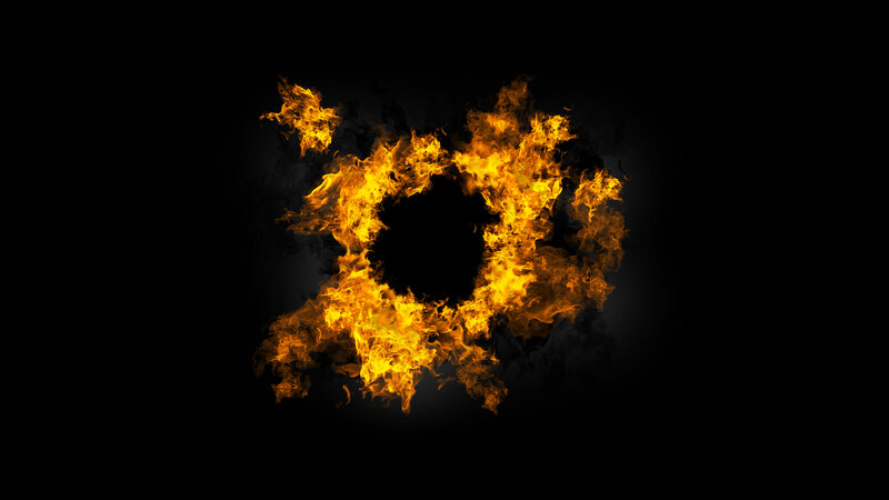 Flames Forming a Ring