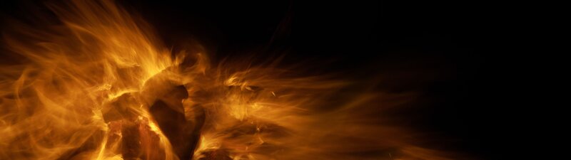 Flames in Motion — Orange, Dramatic