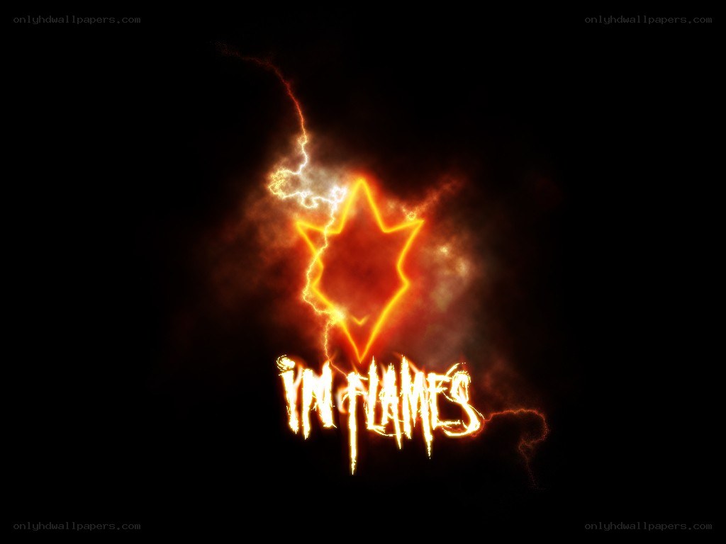 flames logo with lightning