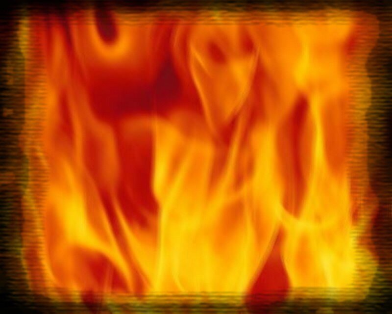 Flames on Screen