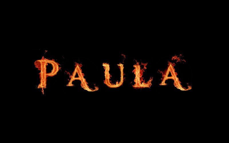 flames spelling paula