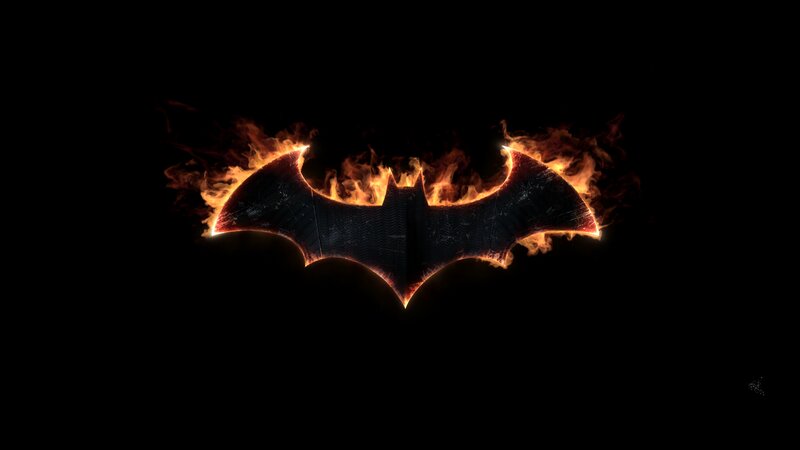 Flaming Bat Symbol