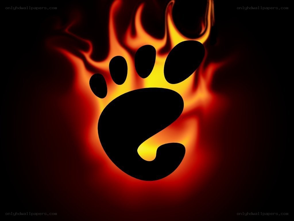 flaming bear paw logo