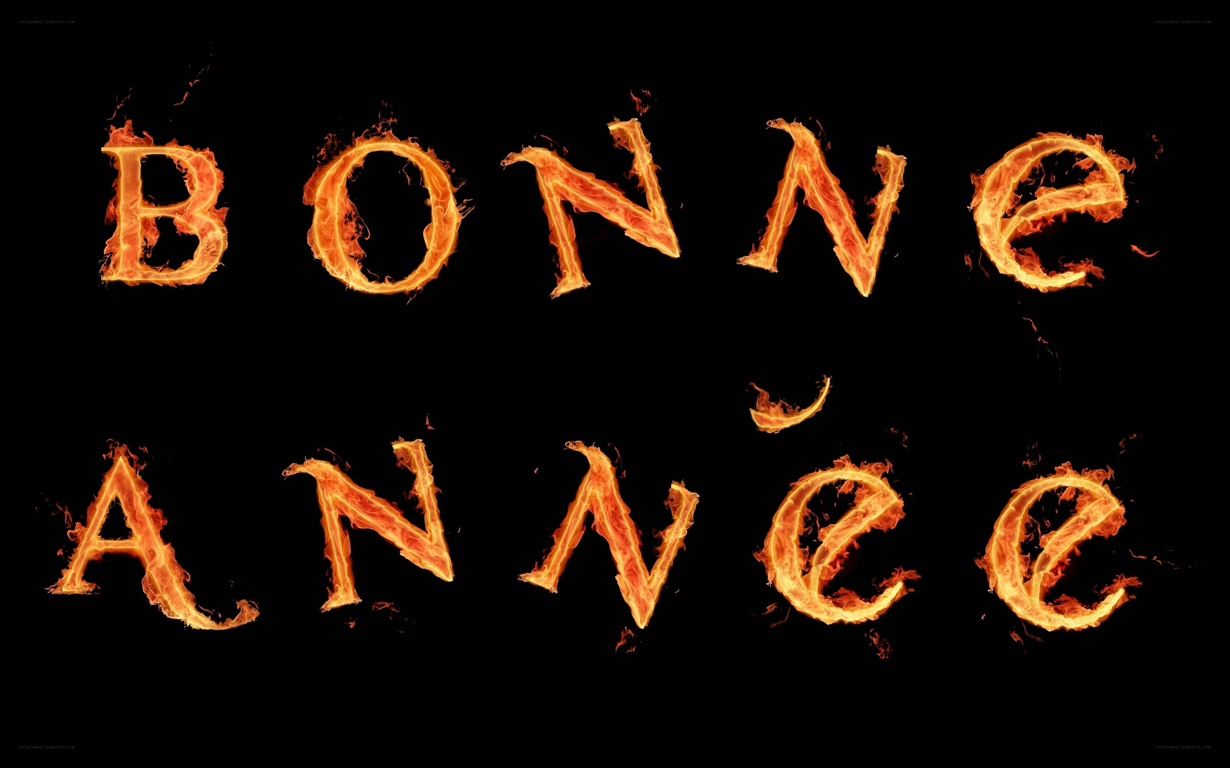 flaming bon ann e text