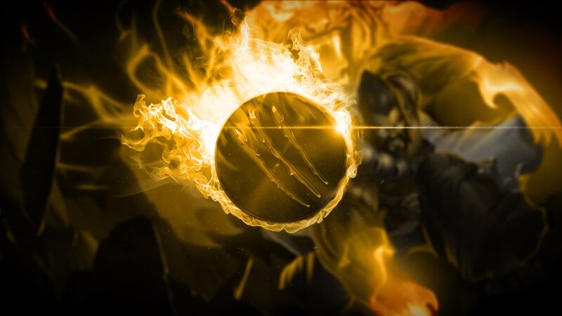 Flaming Circular Emblem