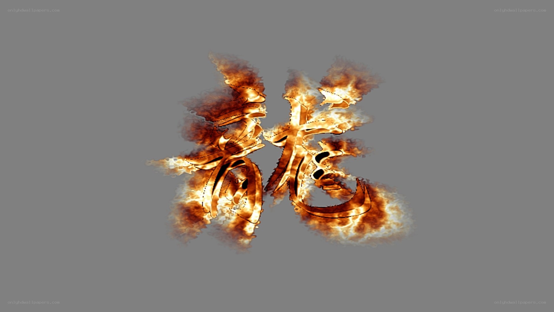 flaming dragon character