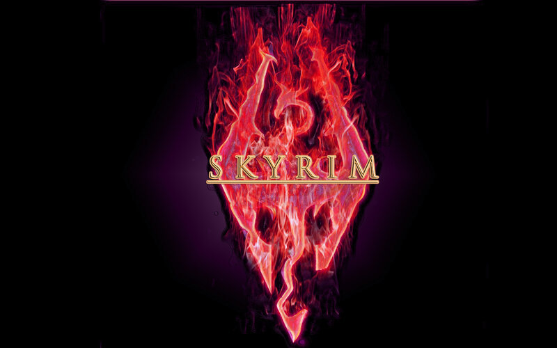 Flaming Dragon Symbol — Red