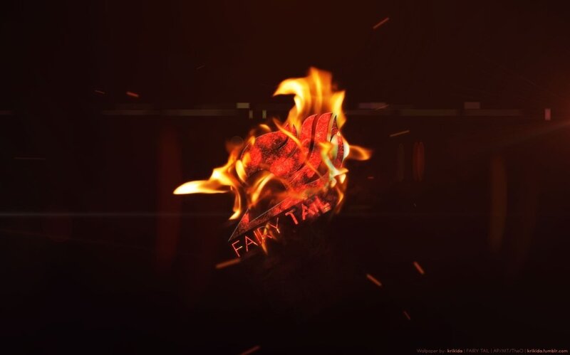 Flaming Fairy Tail Logo