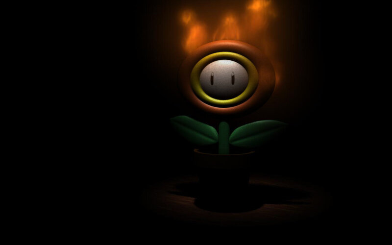 Flaming fire flower