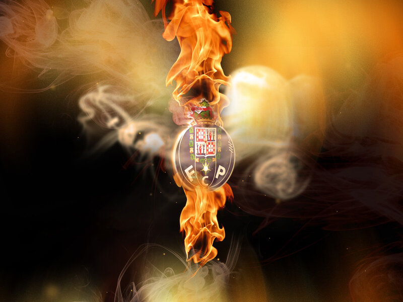 Flaming Football Crest