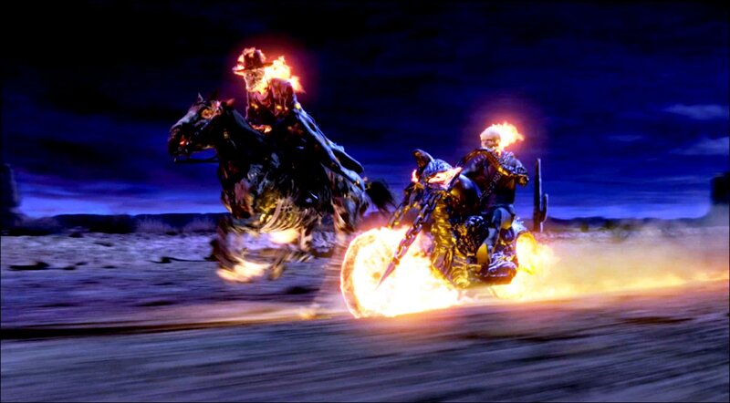 Flaming Ghost Riders