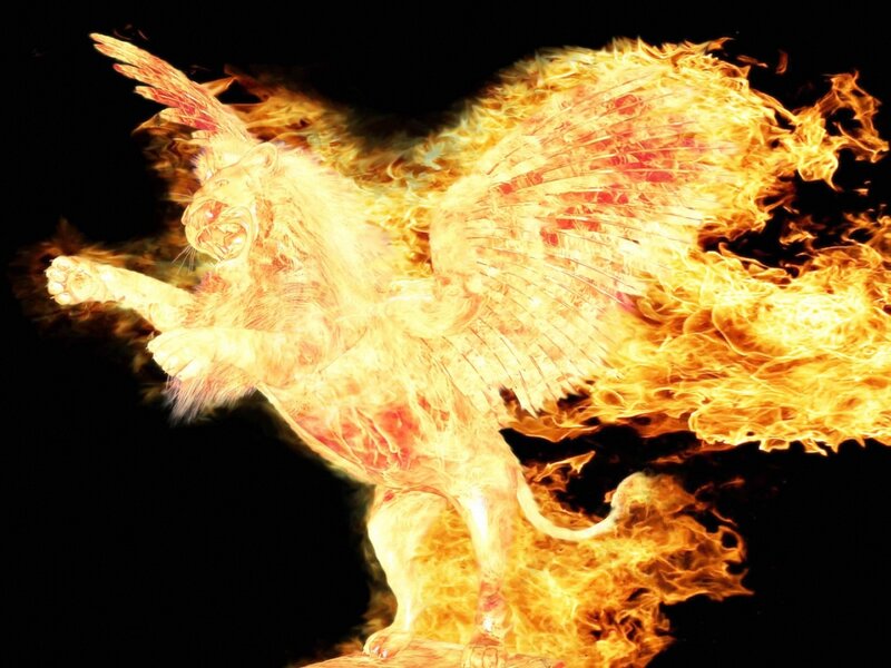 Flaming Griffin