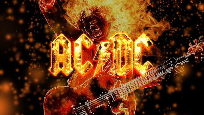 Flaming Guitarist