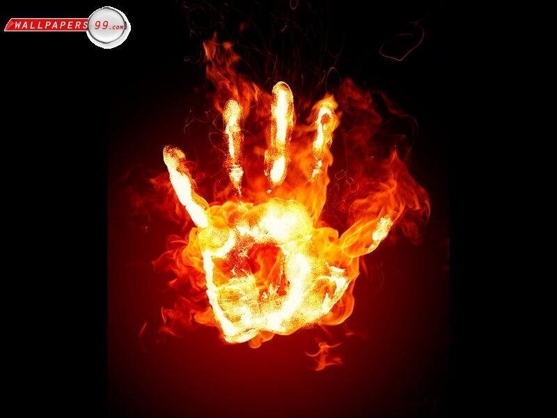 Flaming Hand