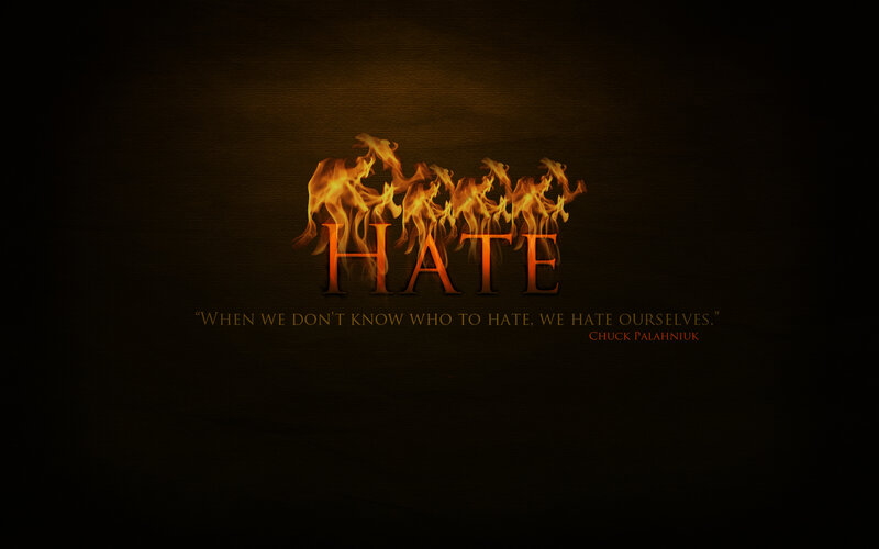 Flaming hate quote