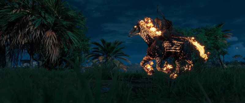 Flaming Horse Rider