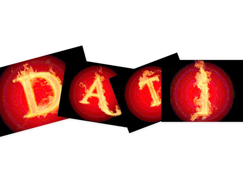 Flaming Letters