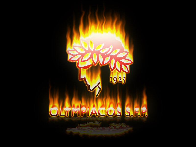 Flaming Logo — Black