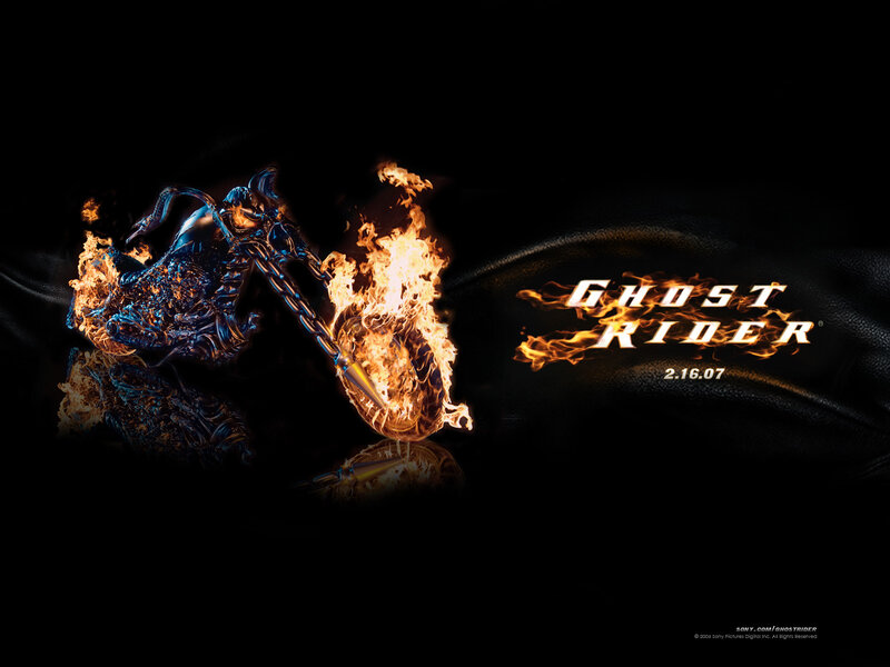 Flaming Motorcycle — Black, Dramatic, Night, Digital Art, Fire, Leather