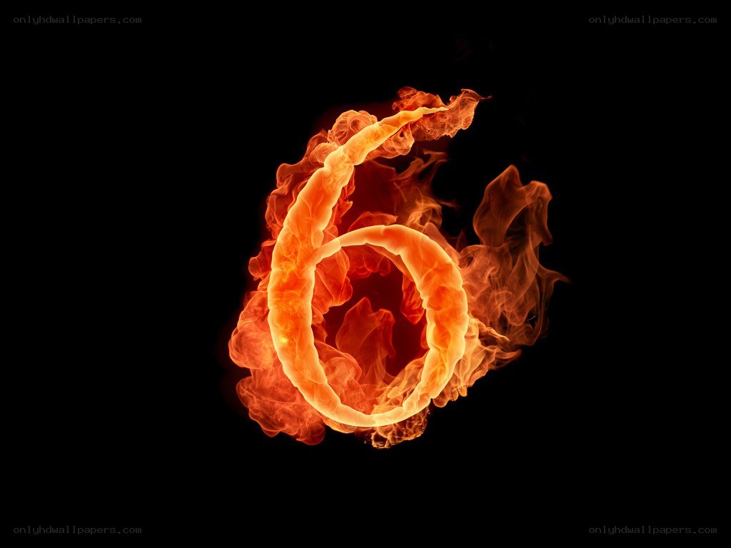 flaming number six