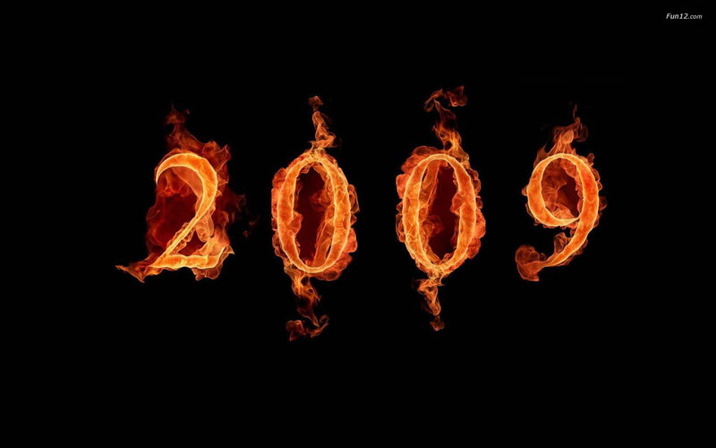 Flaming Numbers 2009 — Orange
