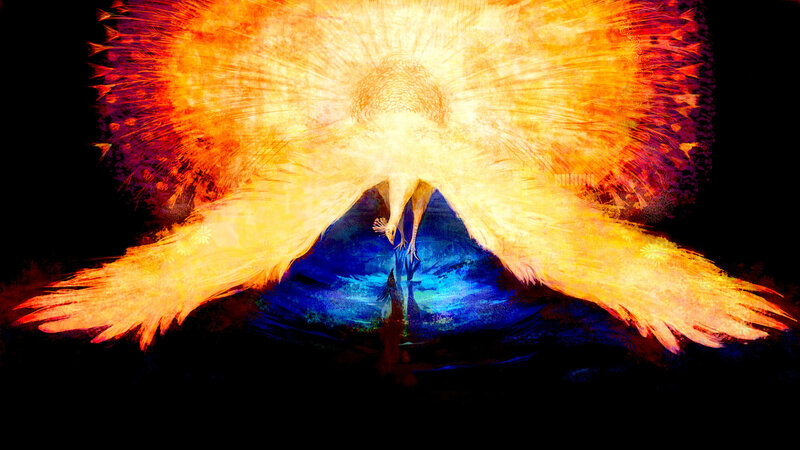 Flaming Peacock