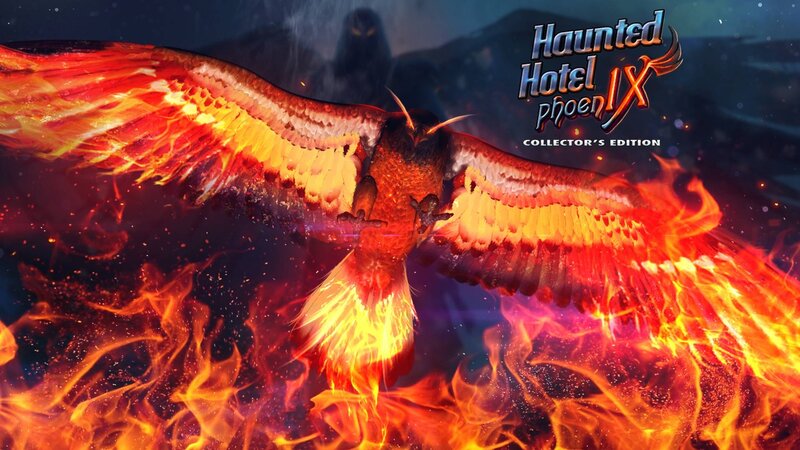 Flaming Phoenix Bird — Red, Dramatic, Night, Digital Art, Fire, Flames