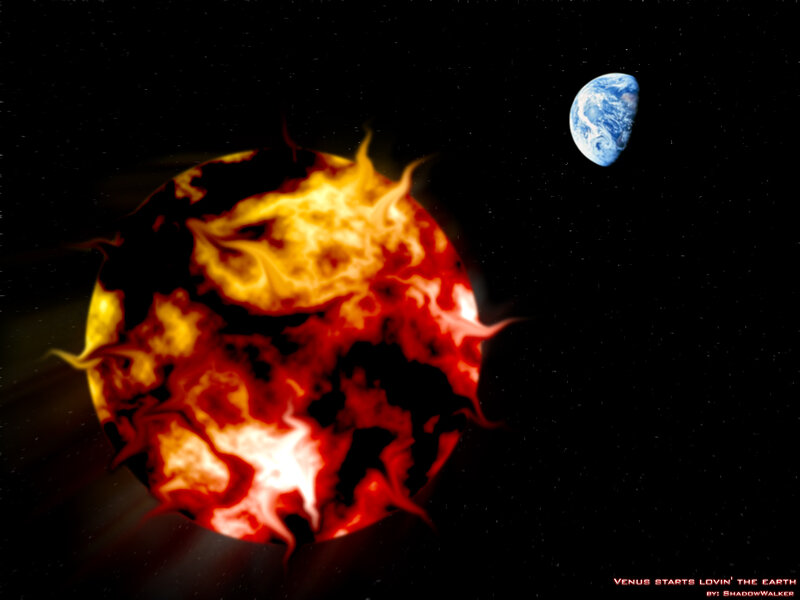Flaming Planet Venus