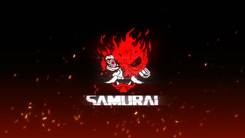 Flaming Skull Logo — Red