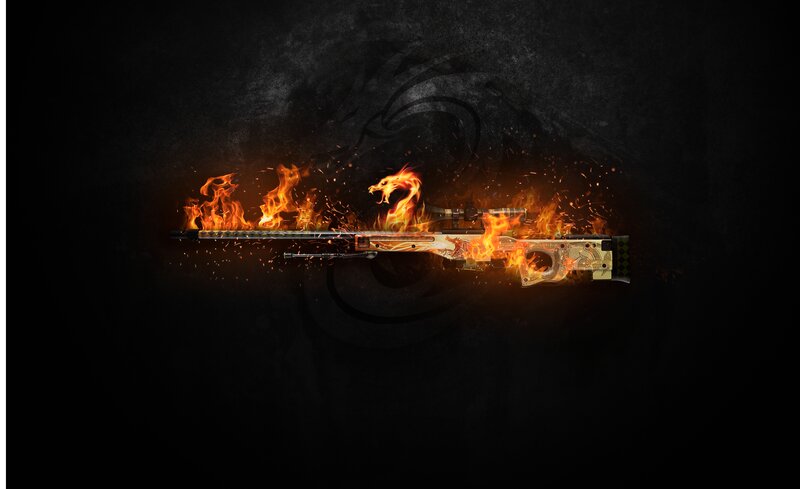 Flaming Sniper Rifle