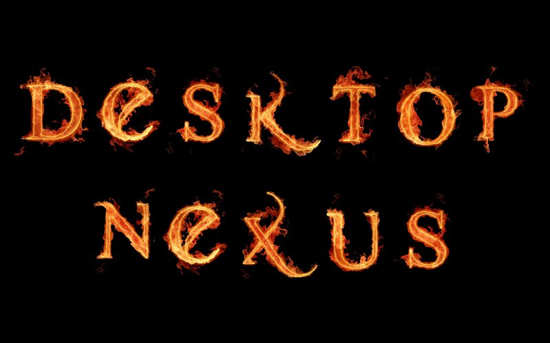 flaming text desktop nexus