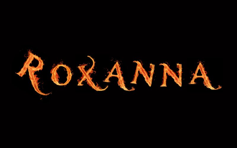 Flaming Text on Black