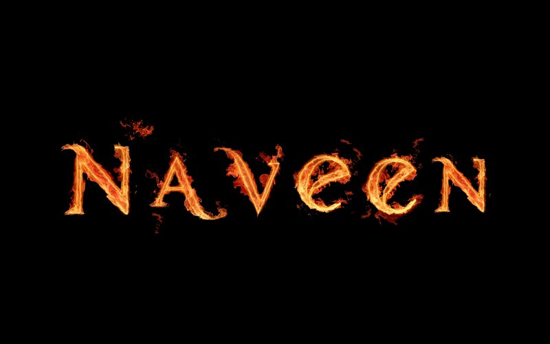 Flaming Text — Orange