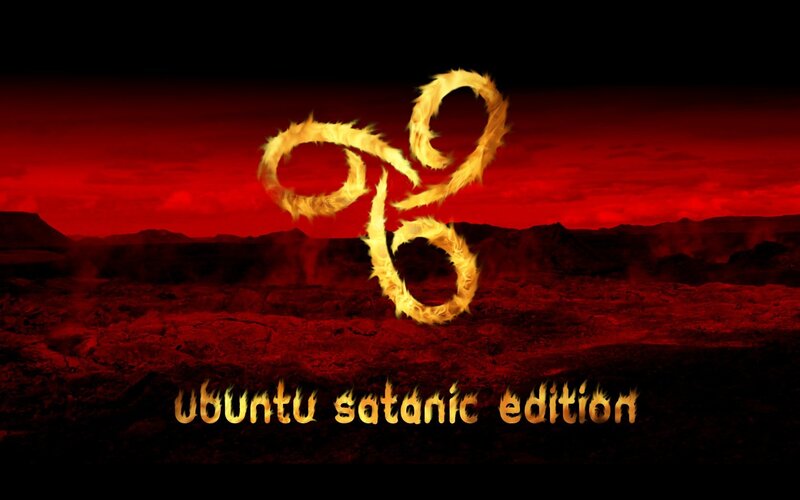 Flaming Triskelion Symbol