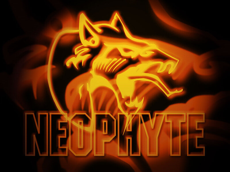 Flaming Wolf Head — Orange