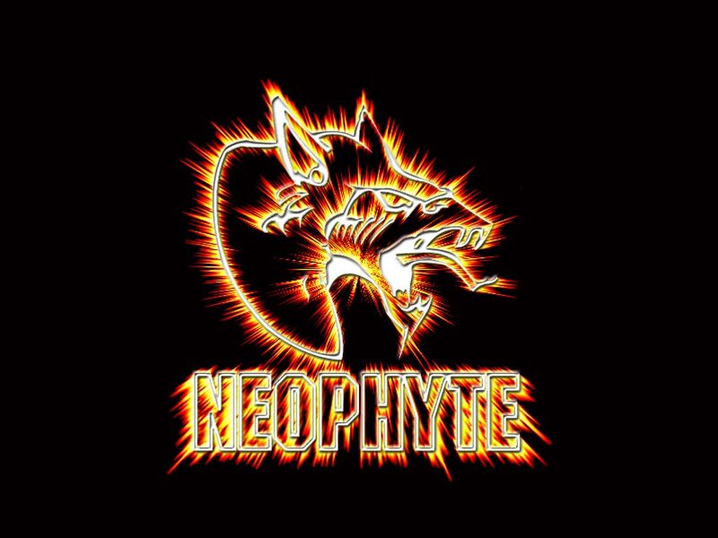 Flaming Wolf Head